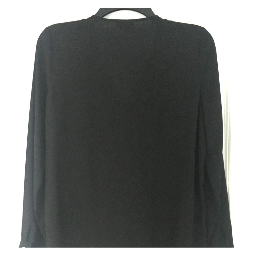 Vince Camuto Black dress top 3/4 sleeves v neck